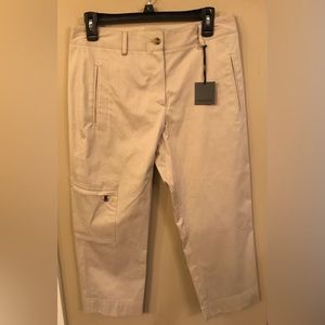 New khaki capri by premise, size 8